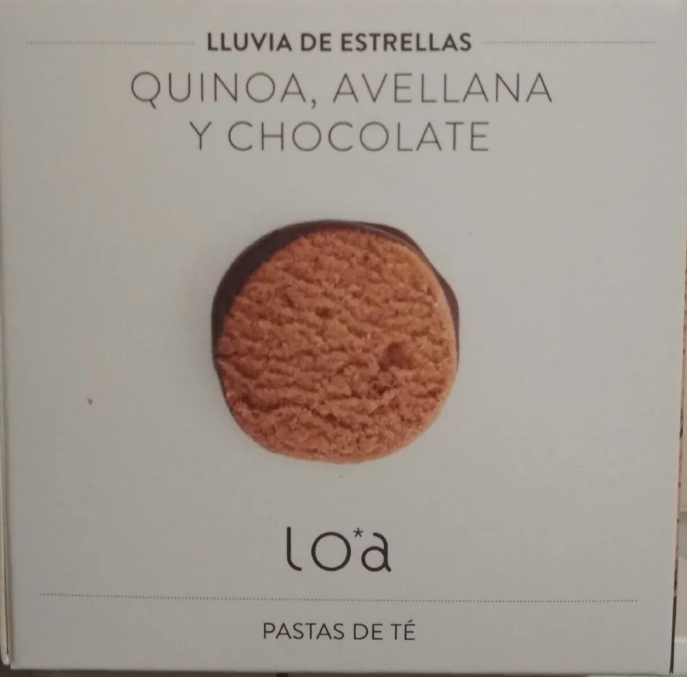 Lluvia de estrellas. Quinoa, avellana y chocolate
