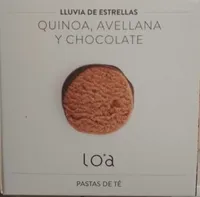 Lluvia de estrellas. Quinoa, avellana y chocolate