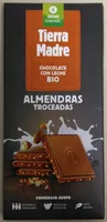 Chocolate con leche bio Almendras troceadas