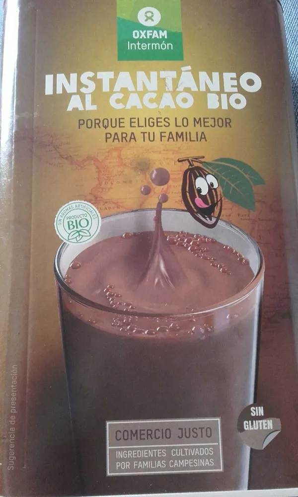 Instantáneo al cacao bio
