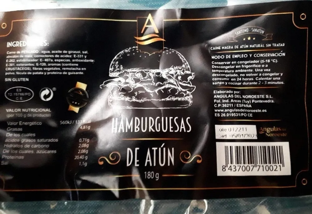 Hamburguesas de Atun
