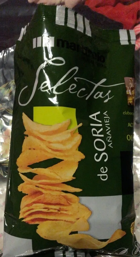 Patatas fritas selectas aceite oliva