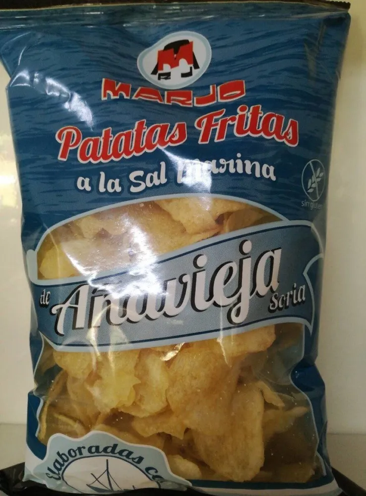 Patatas fritas a la sal marina