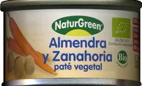 Paté vegetal almendra y zanahoria
