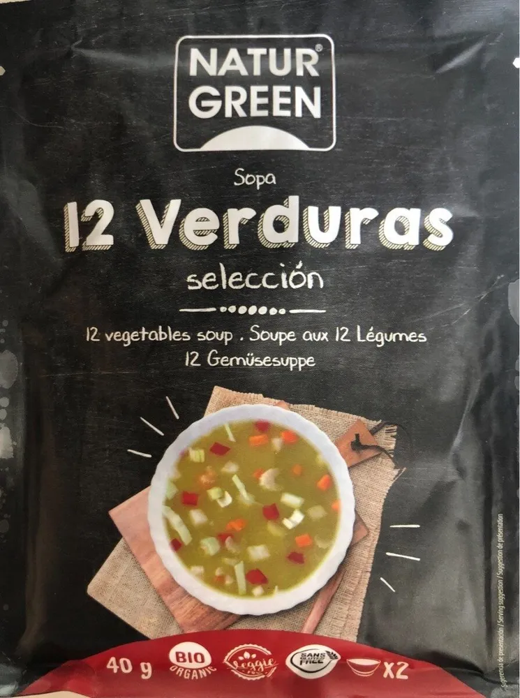 Sopa 12 verduras NaturGreen