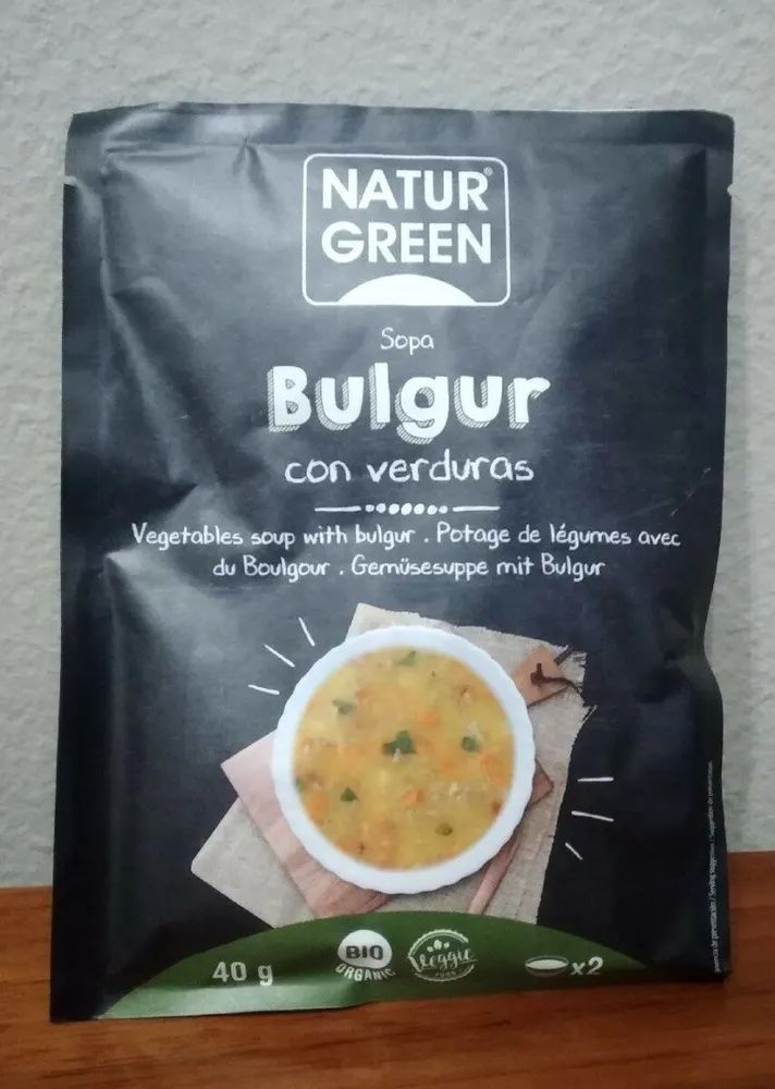 Sopa Bulgur con verduras