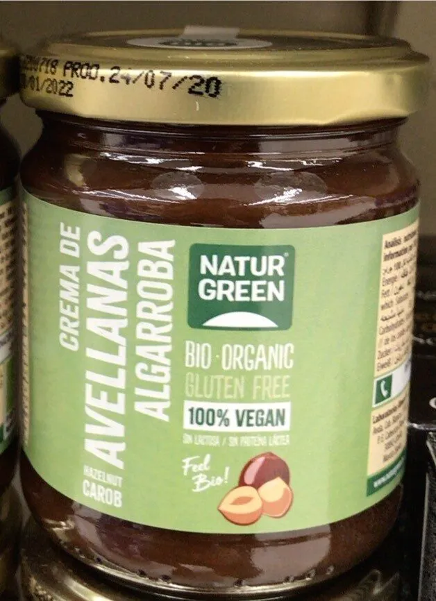 Crema Avellanas-Algarroba