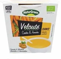 SOUPE CAROTTES AMANDES S GLUTEN S LACTOSE