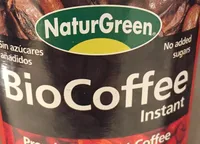 Biocoffee café soluble instantáneo tarro