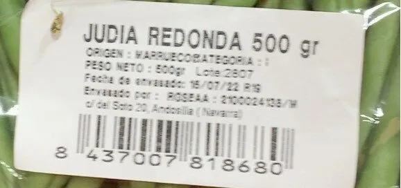 Judia redonda