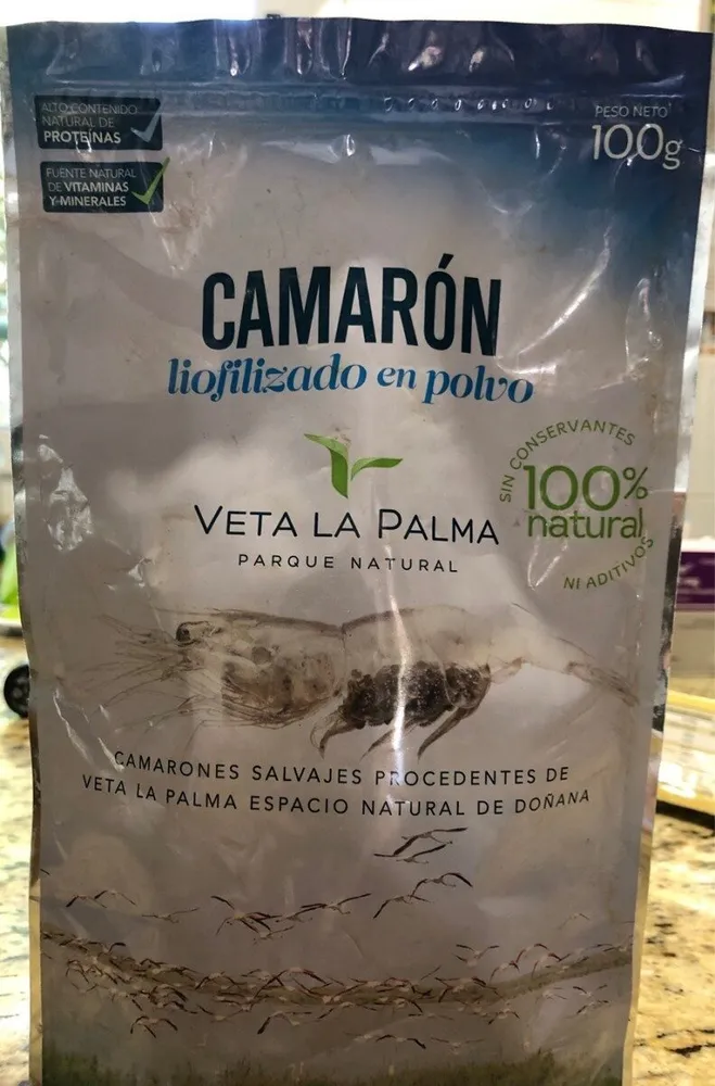 Camaron liofilizado en polvo