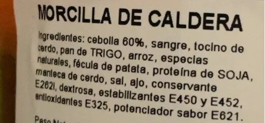 Morcilla de caldera