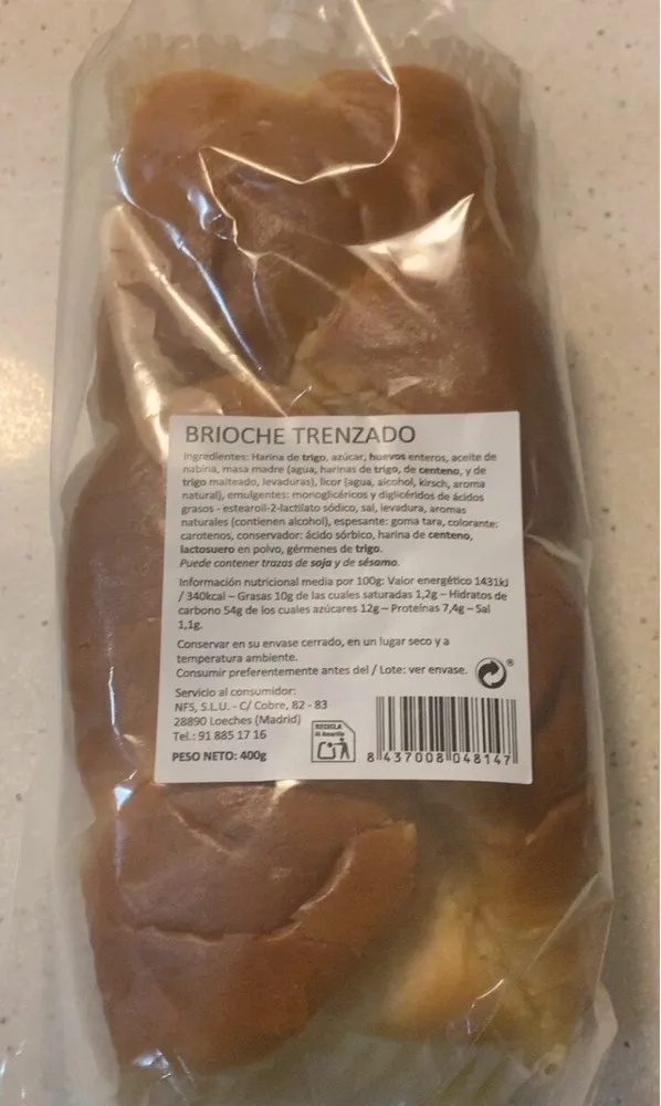Brioche trenzado