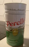 Pitted green olives with chili