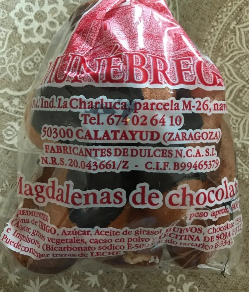 Magdalenas de chocolate