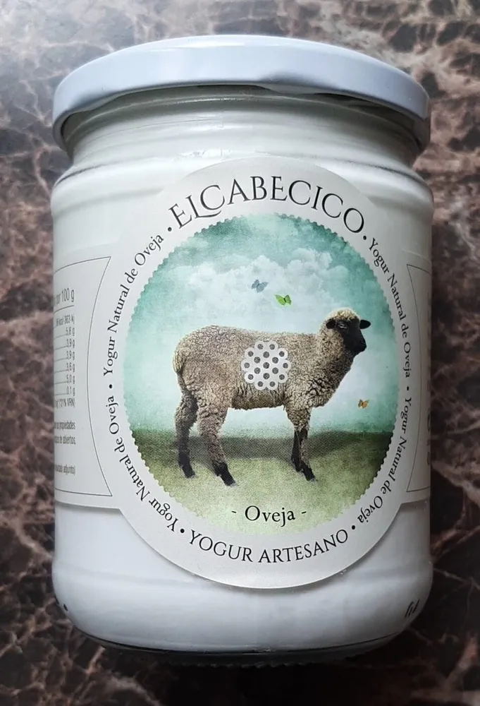 Yogur natural de oveja
