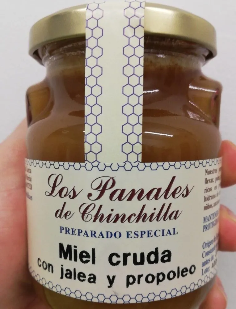 Miel cruda con jalea y propoleo