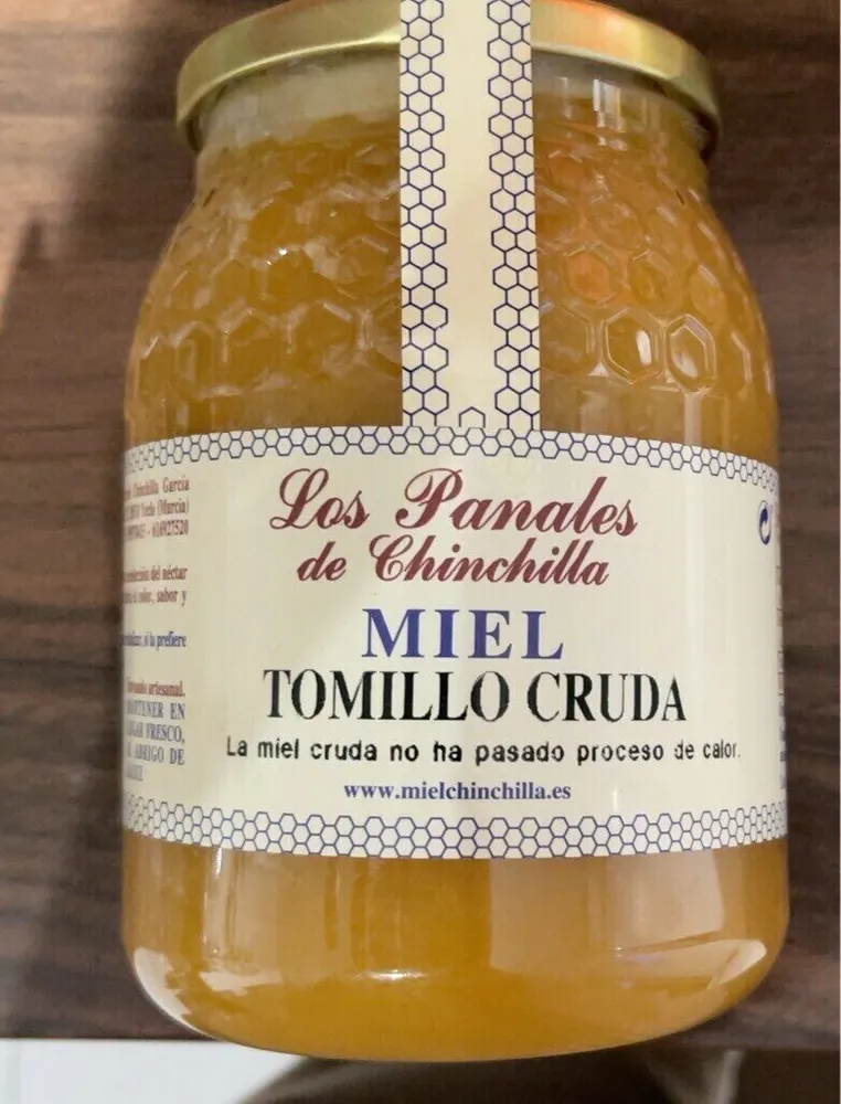 Miel cruda de tomillo