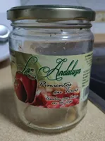 Pimientos en tiras asados en leña en su jugo