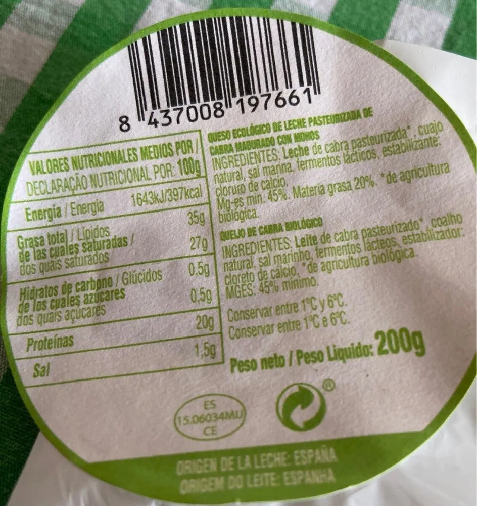 LACABRA  QUESO ECOLOGICO