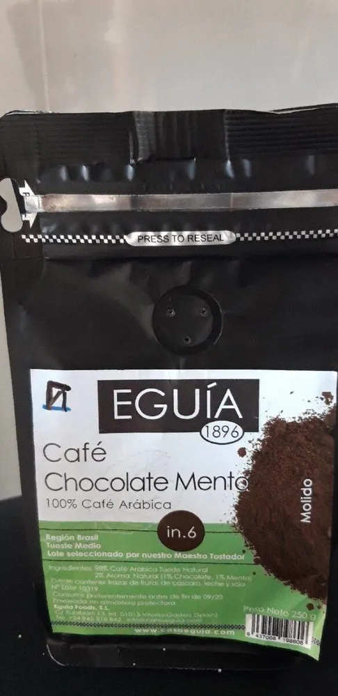 Café chocolate menta
