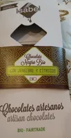 Chocolate negro con jengibre y cítricos