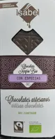 Chocolate negro bio con especias