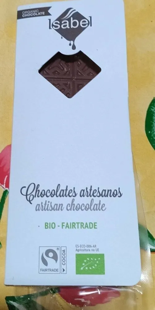 Chocolate con Leche Bio con azafrán de Teruel
