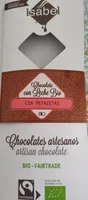 Chocolate con leche bio con petazetas