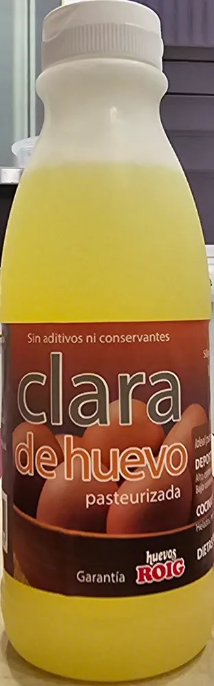 Clara de huevo pasteurizada