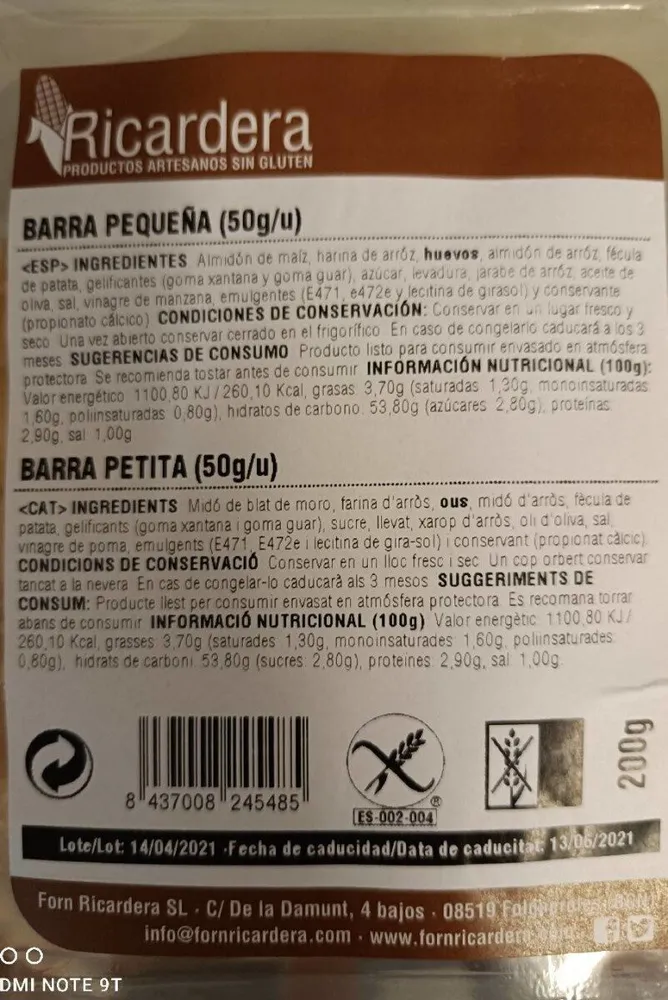 Barra pequeña
