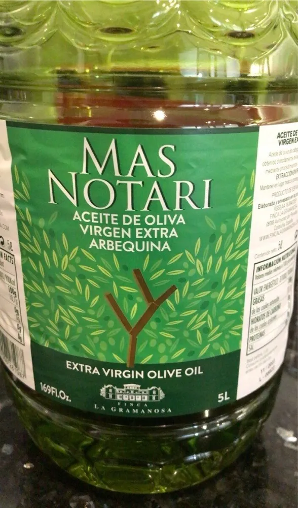 Aceite de oliva virgen extra arbequina