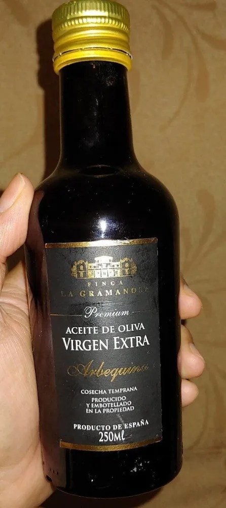 Aceite de oliva extra virgen arbequina