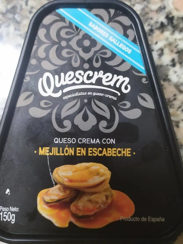 Queso Crema con Mejillón en Escabeche