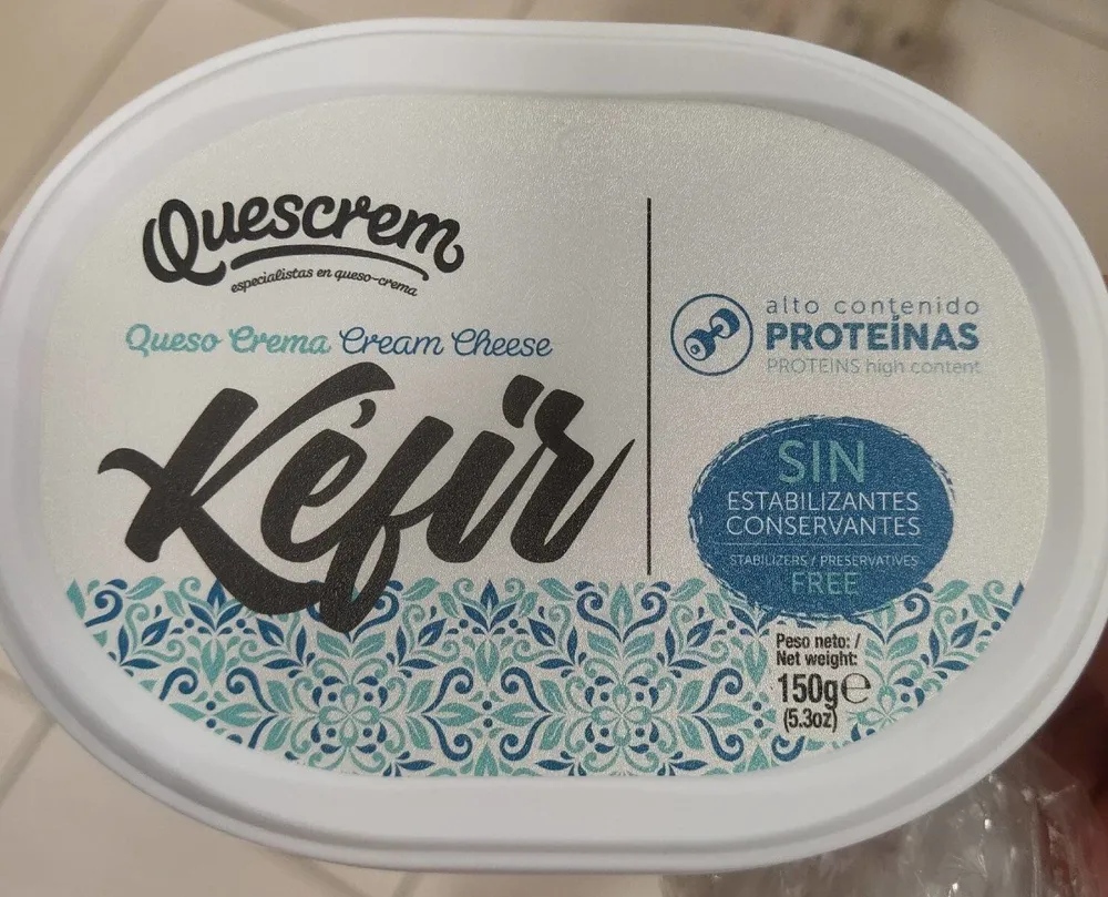 Queso crema kéfir