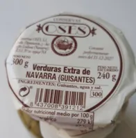 Verduras extra de Navarra guisantes