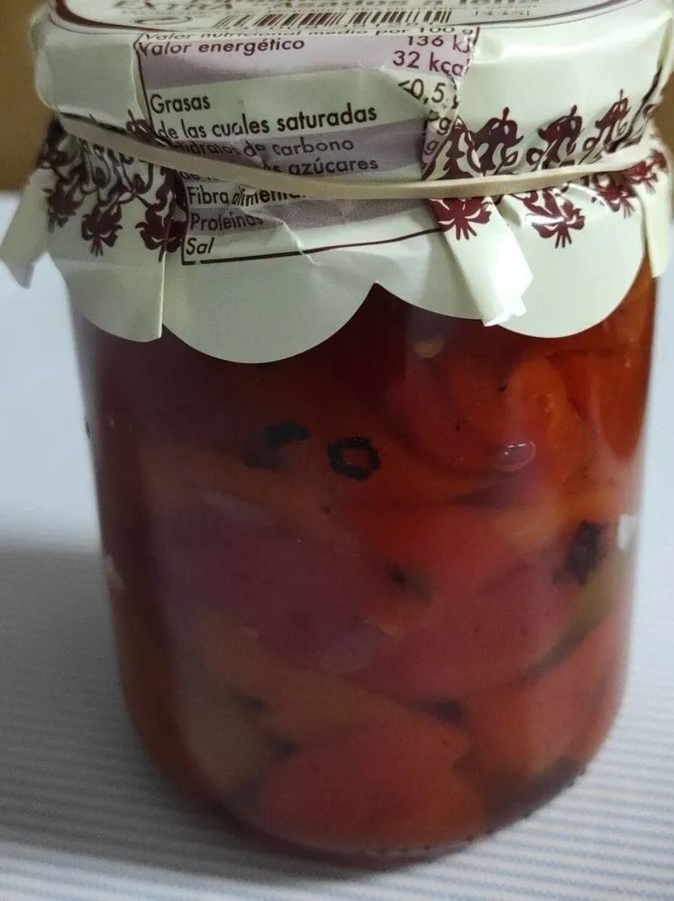 Pimientos dulces extra  asados a leña