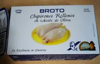 Chipirones rellenos en aceite de oliva