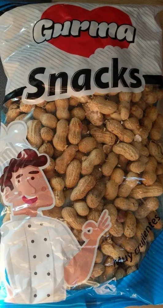 Cacahuete cáscara 2 granis tostado