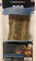 Sandwich pollo braseado