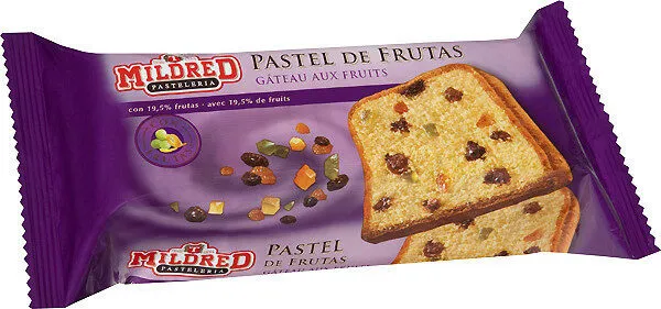 Pastel con frutas
