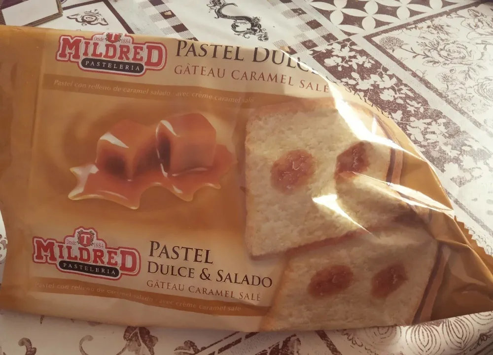 pastel dulce salado