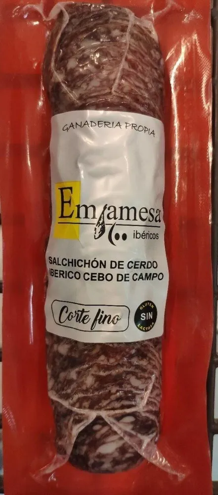 Salchichón de cerdo ibérico cebo de campo