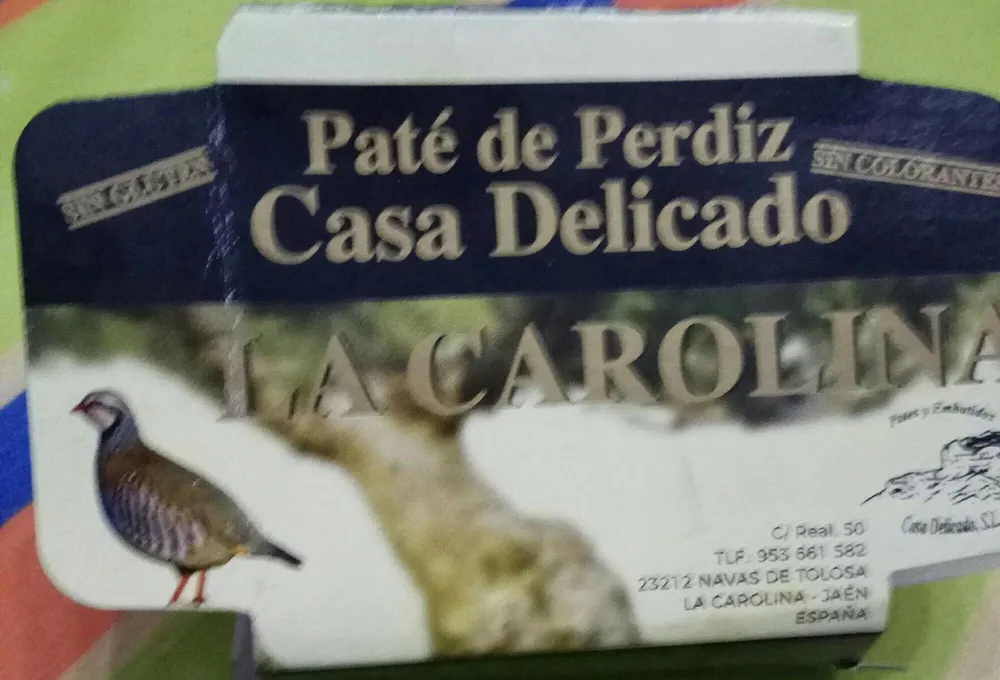 Paté de perdiz