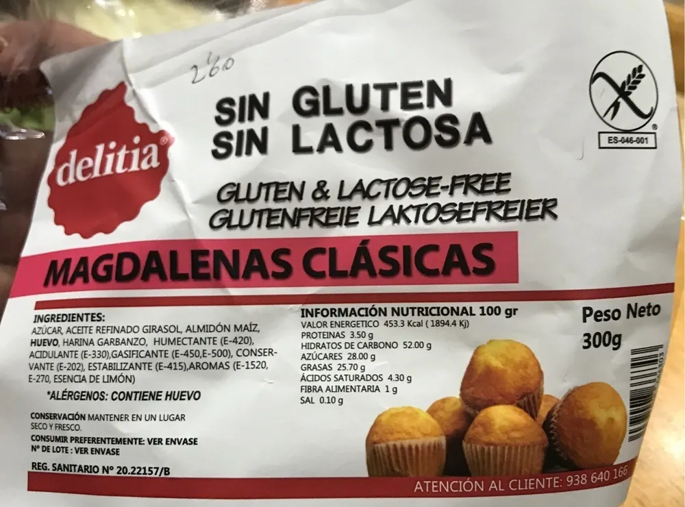 Magdalenas clásicas