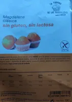 Magdalena clásica sin gluten,bsin lactosa