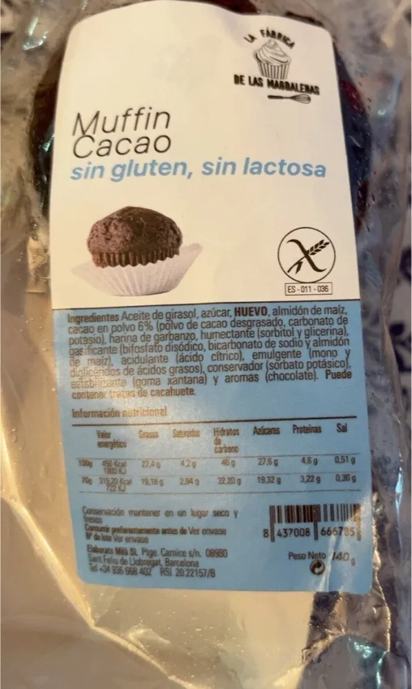 Muffin cacao