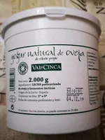 Yogurt natural de oveja