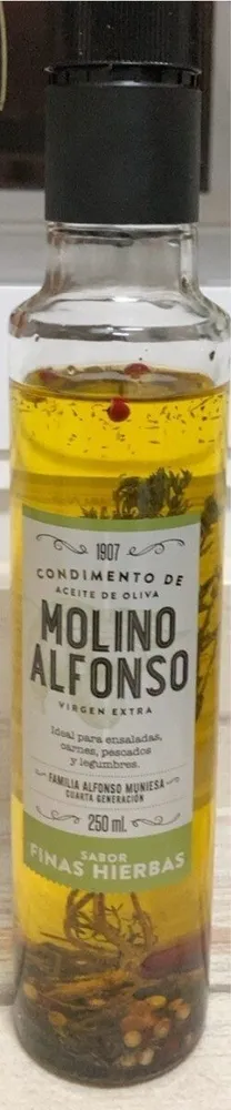 Aceite de oliva virgen extra finas hierbas