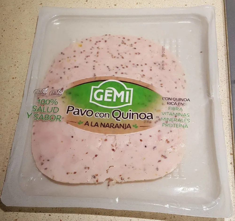 Pavo con quinoa a la naranja